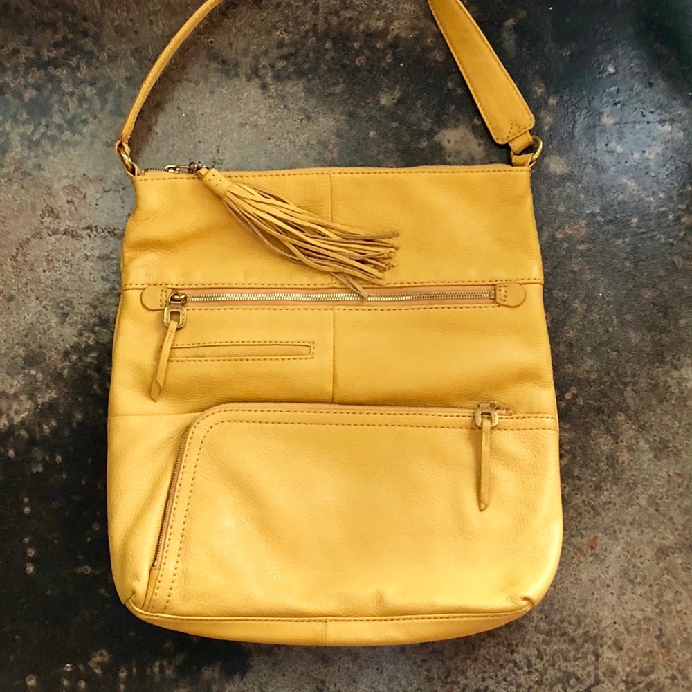 HOBO leather shoulder bag